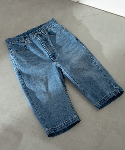 mystic（ミスティック）の「カットオフハーフパンツ（その他パンツ・レディース・ブラック/ブルー・FREE）」の13枚目の写真