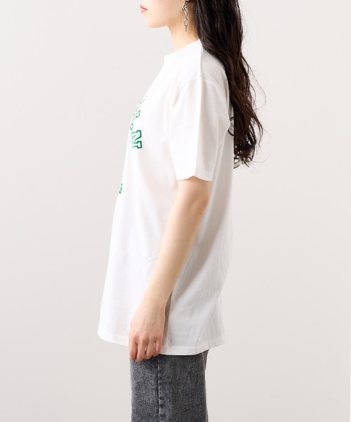 RASVOA（ラスボア）の「スマイル？カレッジＴシャツ（Tシャツ/カットソー・レディース・ブラック/オフホワイト・FREE）」の20枚目の写真