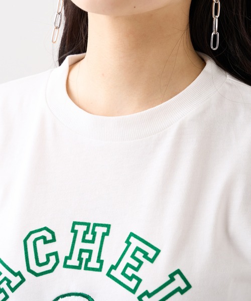 RASVOA（ラスボア）の「スマイル？カレッジＴシャツ（Tシャツ/カットソー・レディース・ブラック/オフホワイト・FREE）」の11枚目の写真