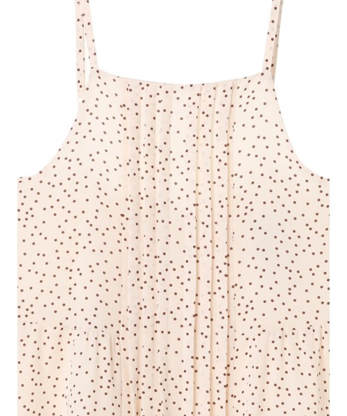 SLURR（スラ―）の「ドットピンタック切替フレアキャミワンピース（ワンピース・レディース・ブラック/アイボリー・FREE）」の17枚目の写真