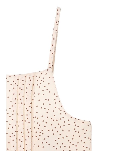 SLURR（スラ―）の「ドットピンタック切替フレアキャミワンピース（ワンピース・レディース・ブラック/アイボリー・FREE）」の18枚目の写真