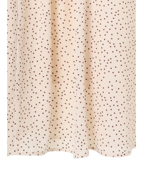 SLURR（スラ―）の「ドットピンタック切替フレアキャミワンピース（ワンピース・レディース・ブラック/アイボリー・FREE）」の19枚目の写真