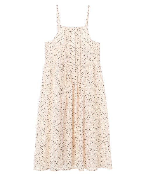 SLURR（スラ―）の「ドットピンタック切替フレアキャミワンピース（ワンピース・レディース・ブラック/アイボリー・FREE）」の20枚目の写真