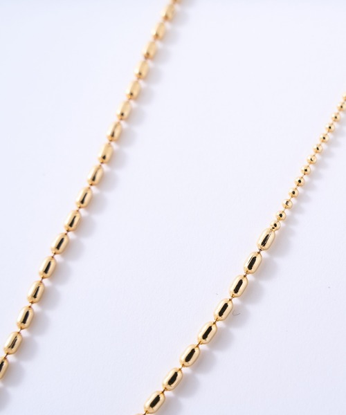 RIVE DROITE（リヴドロワ）の「ボール切替ロングネックレス（ネックレス・レディース・ゴールド・FREE）」の2枚目の写真