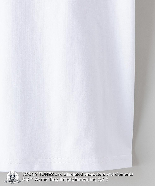 LOONEY TUNES CLASSIC（ルーニーチューンズクラシック）の「【LOONEY TUNES /ルーニー・テューンズ】別注プリントTシャツ（Tシャツ/カットソー・メンズ・オリーブ/ホワイト/ホワイト系その他/ブルー・LARGE/MEDIUM/SMALL/X-LARGE）」の18枚目の写真