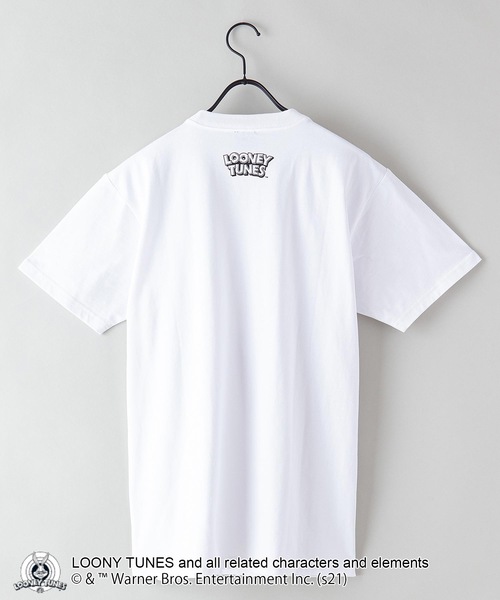 LOONEY TUNES CLASSIC（ルーニーチューンズクラシック）の「【LOONEY TUNES /ルーニー・テューンズ】別注プリントTシャツ（Tシャツ/カットソー・メンズ・オリーブ/ホワイト/ホワイト系その他/ブルー・LARGE/MEDIUM/SMALL/X-LARGE）」の12枚目の写真