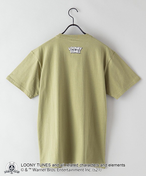 LOONEY TUNES CLASSIC（ルーニーチューンズクラシック）の「【LOONEY TUNES /ルーニー・テューンズ】別注プリントTシャツ（Tシャツ/カットソー・メンズ・オリーブ/ホワイト/ホワイト系その他/ブルー・LARGE/MEDIUM/SMALL/X-LARGE）」の13枚目の写真