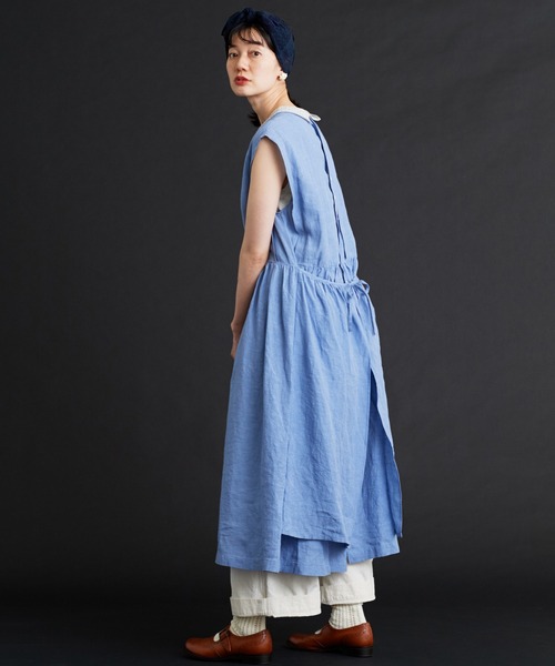 Malle（マル）の「malle レースパッチワーク　スカーフ（バンダナ/スカーフ・レディース・ネイビー/オフホワイト・FREE）」の20枚目の写真