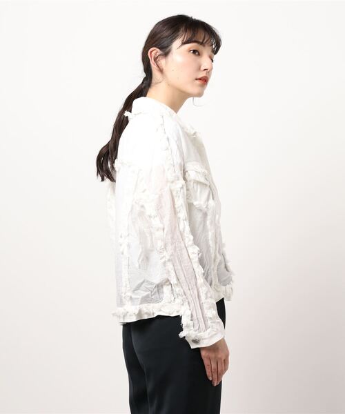 Narcissus（ナルシス）の「【Narcissus】フリンジシースルージャケット 