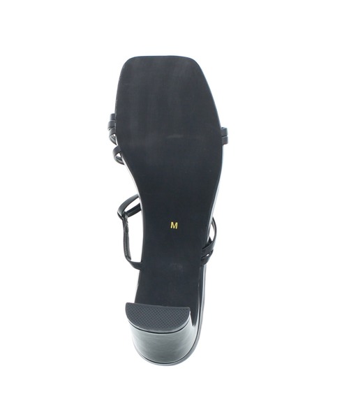 JELLY BEANS（ジェリービーンズ）の「ナローストラップクエアトゥサンダル(215-30009)JELLY BEANS(ジェリービーンズ)（サンダル・レディース・ブラック/ベージュ/シルバー・S/M/L）」の5枚目の写真