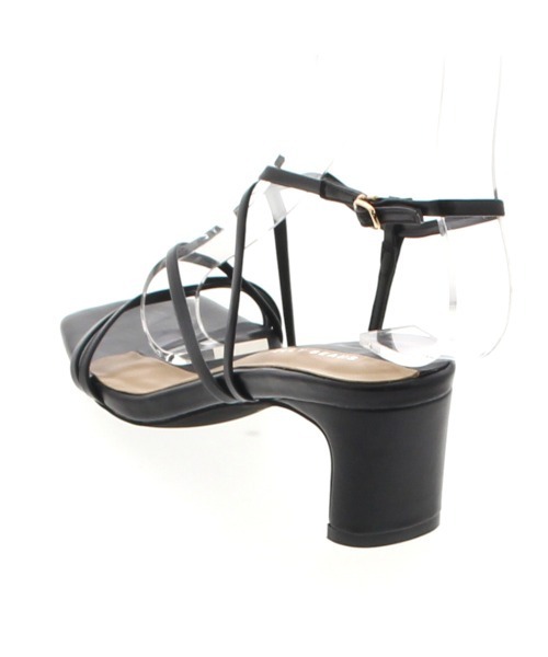 JELLY BEANS（ジェリービーンズ）の「ナローストラップクエアトゥサンダル(215-30009)JELLY BEANS(ジェリービーンズ)（サンダル・レディース・ブラック/ベージュ/シルバー・S/M/L）」の7枚目の写真