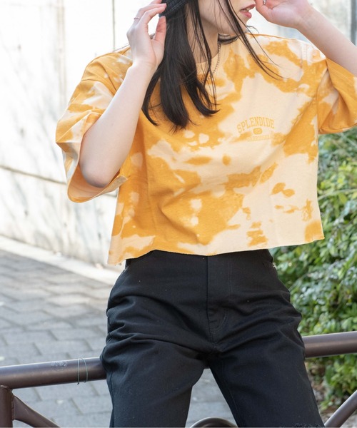 WEGO（ウィゴー）の「WEGO/グラフィックショートT（Tシャツ/カットソー・レディース・ホワイト/オフホワイト/サックスブルー/その他1/アニマル/スミクロ/ダークグリーン/その他6/イエロー/その他2/その他4/その他3/ホワイト系その他/マルチ/グリーン/オートミール/その他9/その他7/ネイビー/ブラック/その他8/その他5/ベージュ系その他5/その他10・FREE）」の18枚目の写真