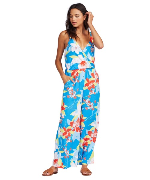 ROXY(ロキシー)の「LOOK AGAIN/ロキシーワンピース(サロペット/オーバーオール・レディース・ブルー・SMALL/MEDIUM/LARGE)」の4枚目の写真