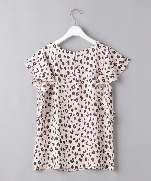 UNITED ARROWS（ユナイテッドアローズ）の「UWFM レオパードプリント ラッフルスリーブ ブラウス◆（シャツ/ブラウス・レディース・ブラック/ベージュ・38/36）」の13枚目の写真