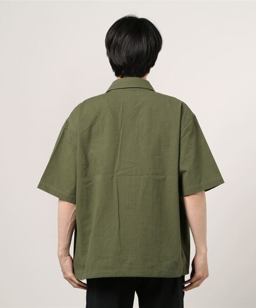 THE TWENTYSEVEN（ザ トゥエンティーセブン）の「The TWENTYSEVEN:MILITARY OVERSHIRT ミリタリーオーバーシャツ（シャツ/ブラウス・メンズ・ブラック/ベージュ/オリーブ・M/L）」の5枚目の写真