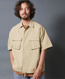 THE TWENTYSEVEN | The TWENTYSEVEN:MILITARY OVERSHIRT ミリタリーオーバーシャツ(シャツ/ブラウス)