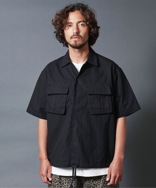 THE TWENTYSEVEN（ザ トゥエンティーセブン）の「The TWENTYSEVEN:MILITARY OVERSHIRT ミリタリーオーバーシャツ（シャツ/ブラウス・メンズ・ブラック/ベージュ/オリーブ・M/L）」の21枚目の写真