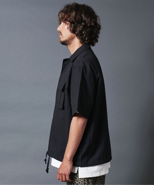 THE TWENTYSEVEN（ザ トゥエンティーセブン）の「The TWENTYSEVEN:MILITARY OVERSHIRT ミリタリーオーバーシャツ（シャツ/ブラウス・メンズ・ブラック/ベージュ/オリーブ・M/L）」の22枚目の写真