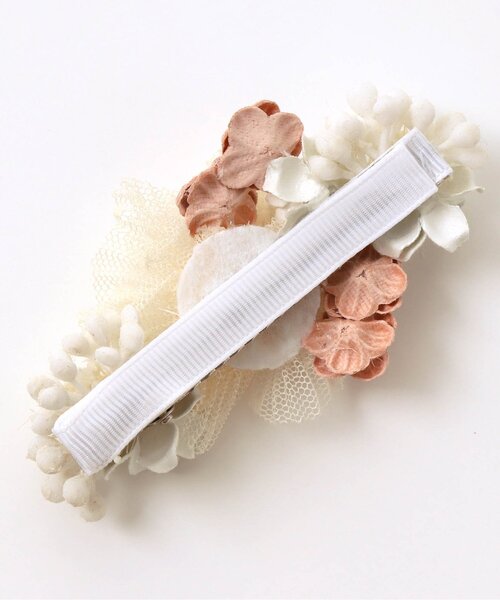 apres les cours(アプレレクール)の「チュールフラワーヘアクリップセット(アイボリー)(バレッタ/ヘアクリップ・キッズ・アイボリー・FREE)」の14枚目の写真