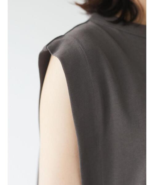 Sugar spoon（シュガースプーン）の「・SUGAR SPOON ボックスノースリチュニック＊（Tシャツ/カットソー・レディース・チャコールグレー/ブルー/アイボリー/モカ・FREE）」の15枚目の写真