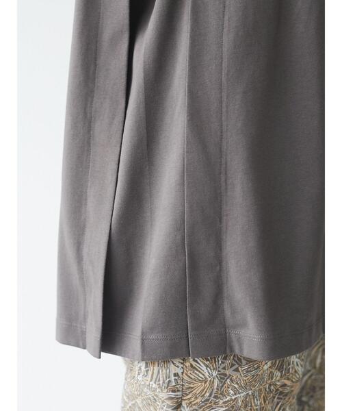 Sugar spoon（シュガースプーン）の「・SUGAR SPOON ボックスノースリチュニック＊（Tシャツ/カットソー・レディース・チャコールグレー/ブルー/アイボリー/モカ・FREE）」の16枚目の写真