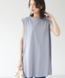 Sugar spoon | ・SUGAR SPOON ボックスノースリチュニック*(Tシャツ/カットソー)