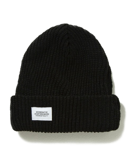 BEDWIN & THE HEARTBREAKERS(ベドウィン アンド ザ ハートブレイカーズ)の「ACRYLIC WATCH CAP "ROBERT"(ニットキャップ/ビーニー・メンズ・グリーン/バーガンディー/ブラウン/ブラック・FREE)」の5枚目の写真