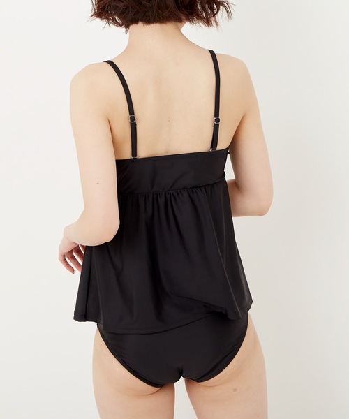 【ご好評につきラスト1点‼️】ベネトン タンキニ 4点セット NV 11L BENETTON / ベネトン】レディースタンキニ水着4点セット（水着