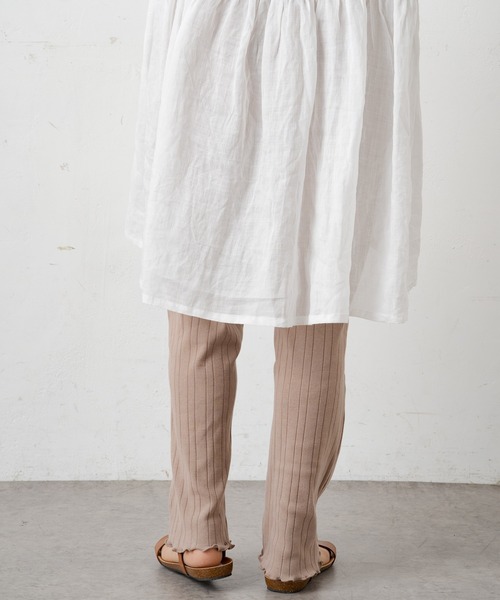 PUAL CE CIN(ピュアルセシン)の「ランダム針抜きパンツ(その他パンツ・レディース・ブラック/ベージュ/ナチュラル・FREE)」の12枚目の写真