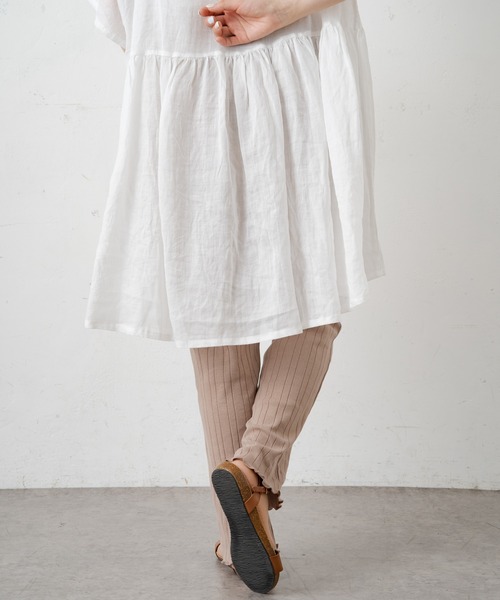 PUAL CE CIN(ピュアルセシン)の「ランダム針抜きパンツ(その他パンツ・レディース・ブラック/ベージュ/ナチュラル・FREE)」の11枚目の写真