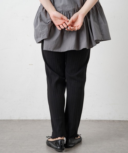 PUAL CE CIN(ピュアルセシン)の「ランダム針抜きパンツ(その他パンツ・レディース・ブラック/ベージュ/ナチュラル・FREE)」の22枚目の写真