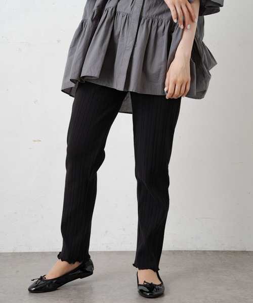 PUAL CE CIN(ピュアルセシン)の「ランダム針抜きパンツ(その他パンツ・レディース・ブラック/ベージュ/ナチュラル・FREE)」の19枚目の写真