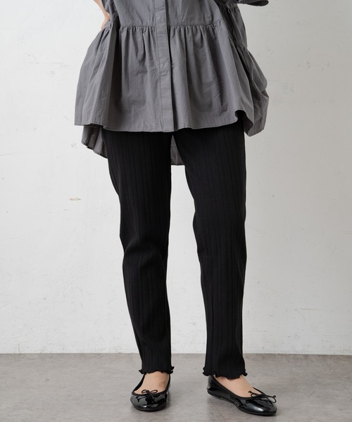 PUAL CE CIN(ピュアルセシン)の「ランダム針抜きパンツ(その他パンツ・レディース・ブラック/ベージュ/ナチュラル・FREE)」の18枚目の写真