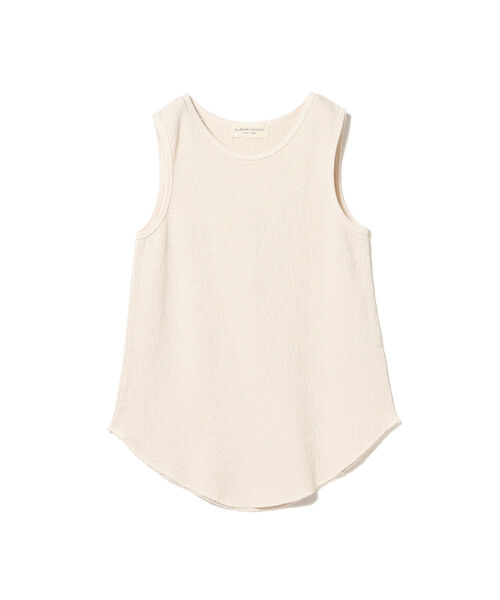 Ray BEAMS（レイビームス）の「Ray BEAMS High Basic / New リブ タンクトップ（タンクトップ・レディース・ブラック/オフホワイト・ONE SIZE）」の3枚目の写真