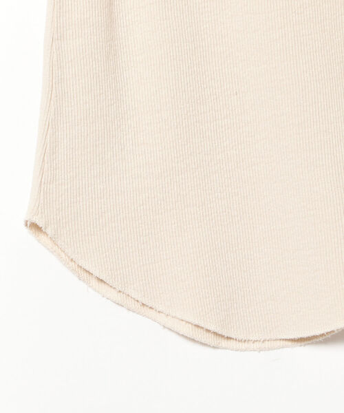 Ray BEAMS（レイビームス）の「Ray BEAMS High Basic / New リブ タンクトップ（タンクトップ・レディース・ブラック/オフホワイト・ONE SIZE）」の5枚目の写真