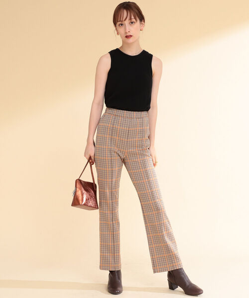 Ray BEAMS（レイビームス）の「Ray BEAMS High Basic / New リブ タンクトップ（タンクトップ・レディース・ブラック/オフホワイト・ONE SIZE）」の9枚目の写真