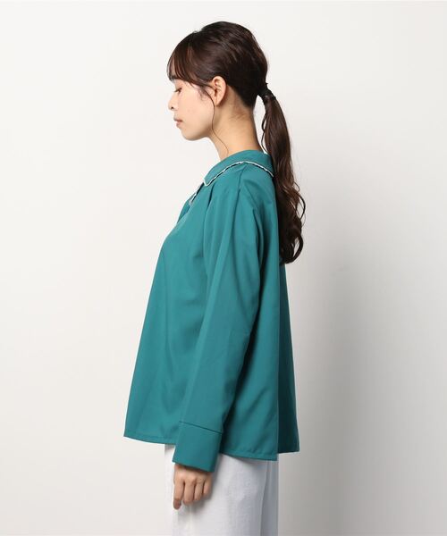 Chut! INTIMATES(シュットインティメイツ)の「パジャマシャツ (C346)(ルームウェア/パジャマ・レディース・ダークグリーン/オレンジ系その他・M/L)」の12枚目の写真