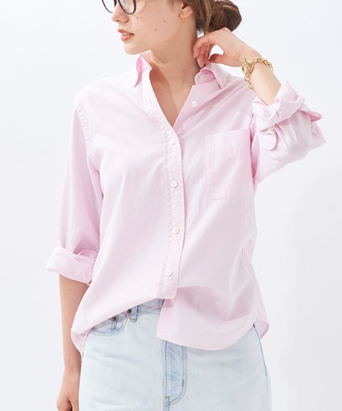 plage（プラージュ）の「ボタンダウンOX シャツ◆（シャツ/ブラウス・レディース・ベージュ/ピンク/ホワイト・FREE）」の15枚目の写真