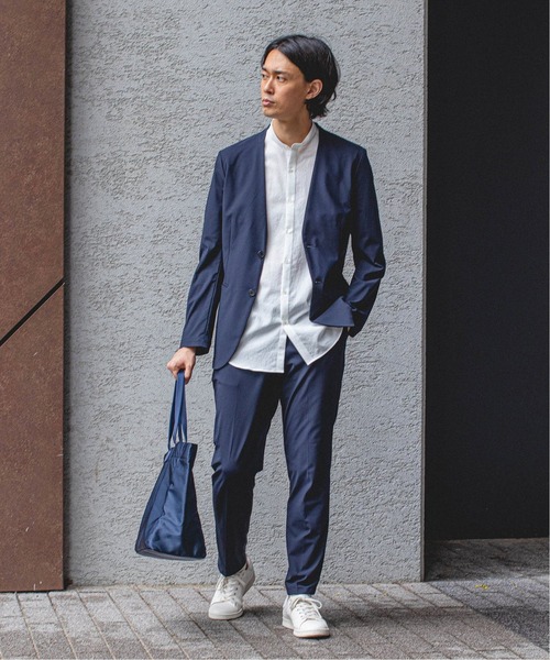 EDIFICE（エディフィス）の「トリコット カラーレス ジャケット（ノー