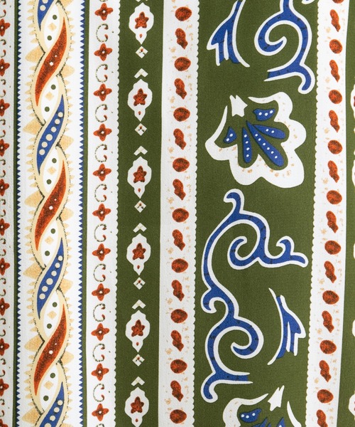 kutir（クティール）の「レギュラー半袖柄シャツ（シャツ/ブラウス・レディース・ブラック/ネイビー/オフホワイト/グリーン/その他・FREE）」の12枚目の写真