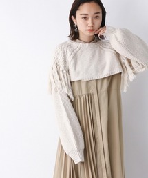 JEANASIS | フリンジベリーショートプルオーバー/958387(ニット/セーター)