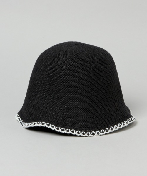 HARE(ハレ)の「ステッチサーモハット(HARE)(ハット・レディース・ブラック・FREE)」の2枚目の写真