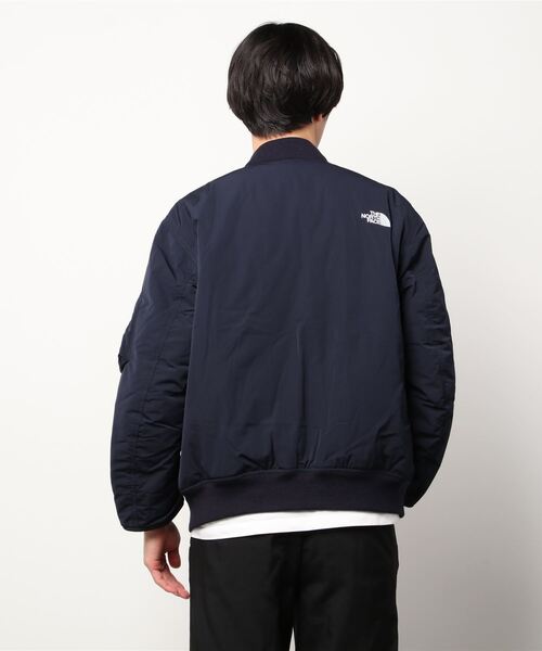 THE NORTH FACE(ザノースフェイス)の「THE NORTH FACE INSULATION BOMBER JACEKT / ザ・ノース・フェイス インサレーションボンバージャケット(MA-1・メンズ・ネイビー/オリーブ/ブラック・M/L/XL/XXL)」の5枚目の写真