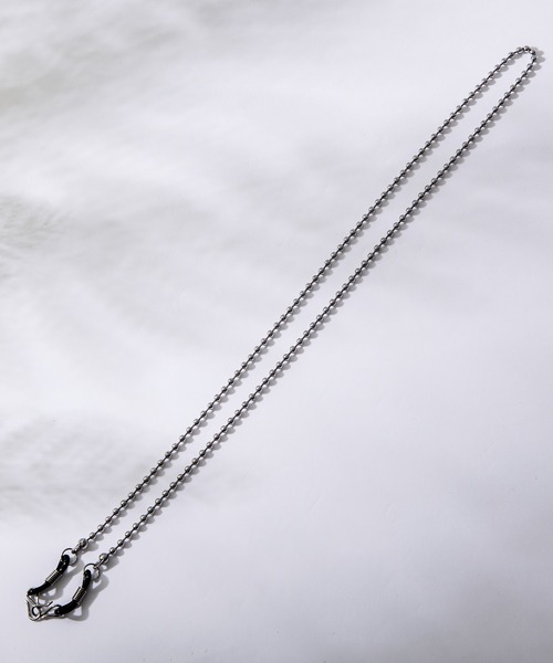 kutir（クティール）の「2wayマルチネックレス（ネックレス・メンズ・ライトグレー/レインボー・FREE）」の13枚目の写真