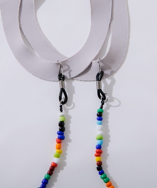 kutir（クティール）の「2wayマルチネックレス（ネックレス・メンズ・ライトグレー/レインボー・FREE）」の8枚目の写真