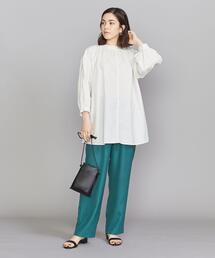 BEAUTY&YOUTH UNITED ARROWS | BY コットン×シルク ギャザーブラウス -2WAY-(シャツ/ブラウス)