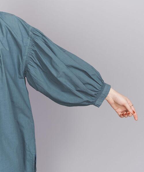 BEAUTY&YOUTH UNITED ARROWS（ビューティーアンドユースユナイテッドアローズ）の「BY コットン×シルク ギャザーブラウス -2WAY- ◆（シャツ/ブラウス・レディース・ホワイト/コバルトブルー/ワインレッド・FREE）」の11枚目の写真