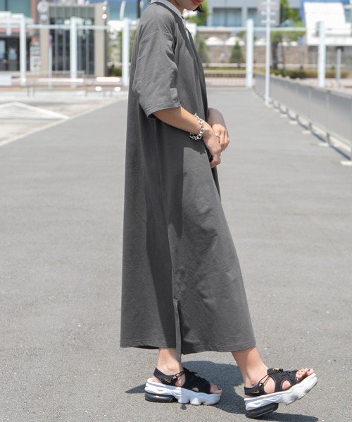 PairPair（ペアペア）の「クレリックバンドカラーワンピース/リンクコーデ対応（ワンピース・レディース・ブルーグリーン/スミクロ/ライトベージュ・FREE）」の7枚目の写真