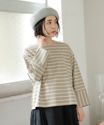 studio CLIP | テントラインボーダープルオーバー(Tシャツ/カットソー)