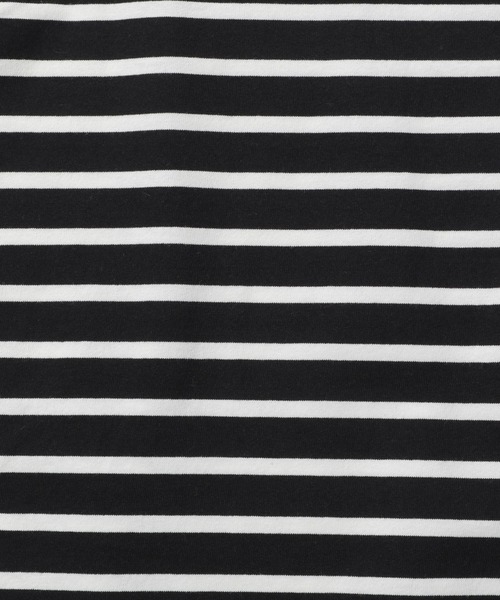 studio CLIP（スタディオクリップ）の「テントラインボーダープルオーバー（Tシャツ/カットソー・レディース・ブラック/ベージュ/ブラウン/グリーン・FREE）」の10枚目の写真